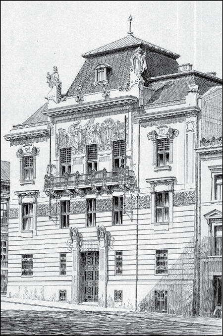 Ощадна каса у Чернівцях. Літографія.1903 р